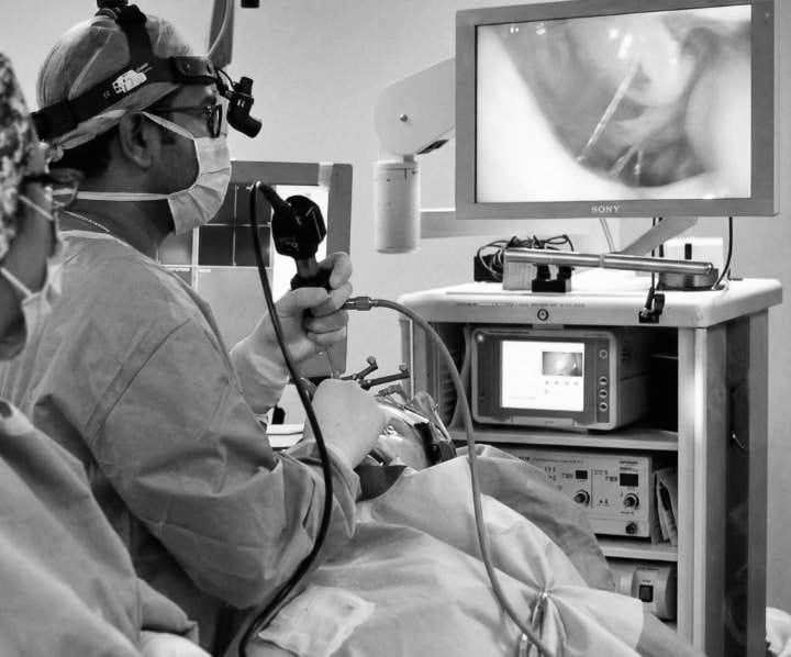 Dr. Santosh Kumar Gunapu at the endoscopy tower